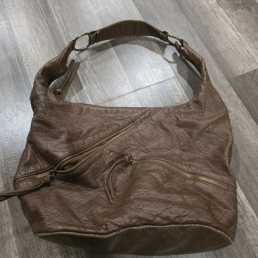 Softest Pu Leather Mossimo Boho Hobo Slouch Bag Shoulder Westerncore South West